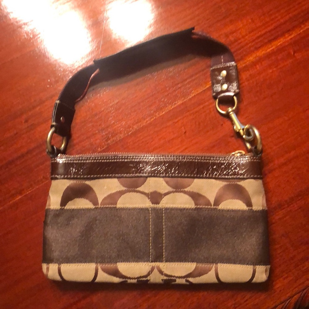 Coach brown purse